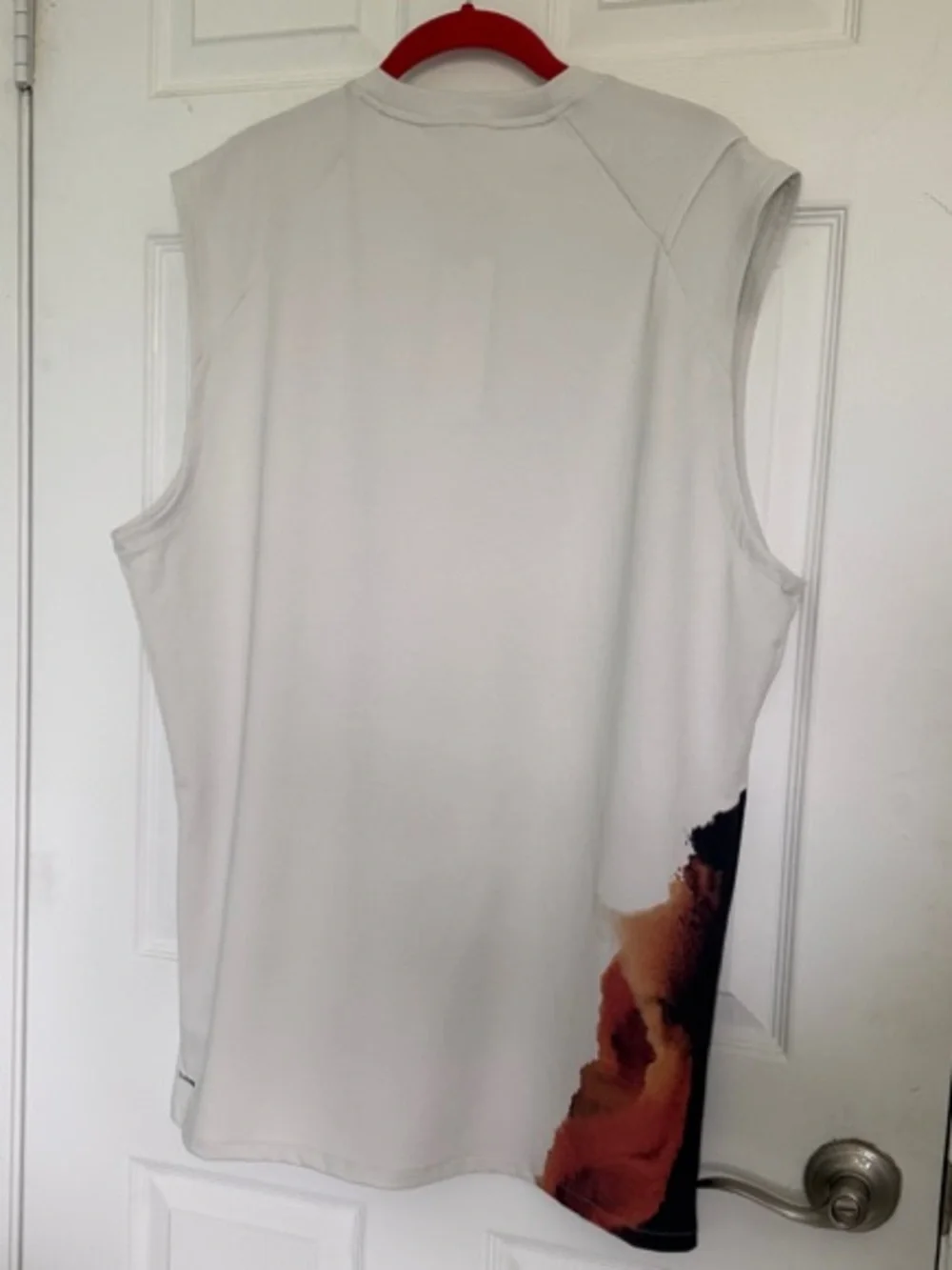 Y-3 Men’s White Sleeveless Graphic Muscle Tee - Picture 7 of 12